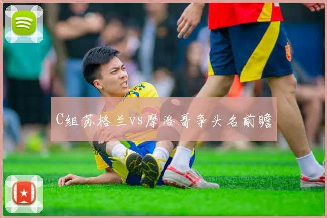 C组苏格兰vs摩洛哥争头名前瞻